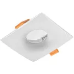 Alessio Square White Matte Spot Holder per piece