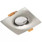 Alessio Square Stainless Steel LED Spot Holder per piece