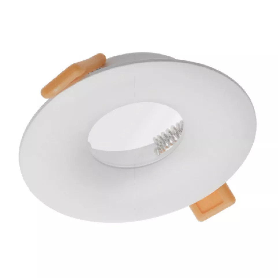 Support Alessio rond blanc mat / pce