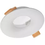 Alessio Round White Matte LED Downlight Holder / pc