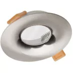 Alessio Round Stainless Steel Finish Mount for LED Spot / pc