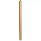 Solid Beech Table Leg Height 710mm Tapered Diameter 60 40mm per piece