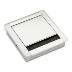 Passe câbles Stavo 120x128x27mm alu naturel / pce