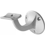 Offset Aluminum Handrail Bracket 3500 65mm Visible Mount Natural Finish per piece
