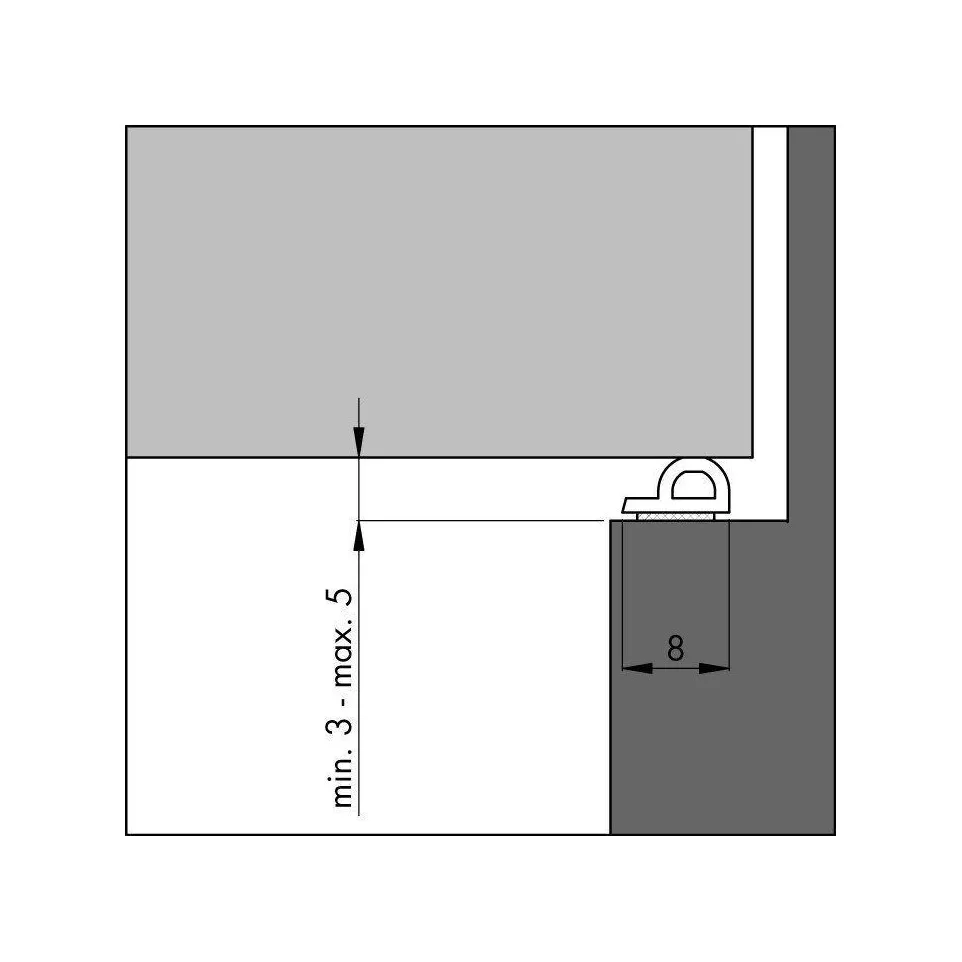 JOINT CALFEUTR.ADHES.FLEX P BL / 7.5m