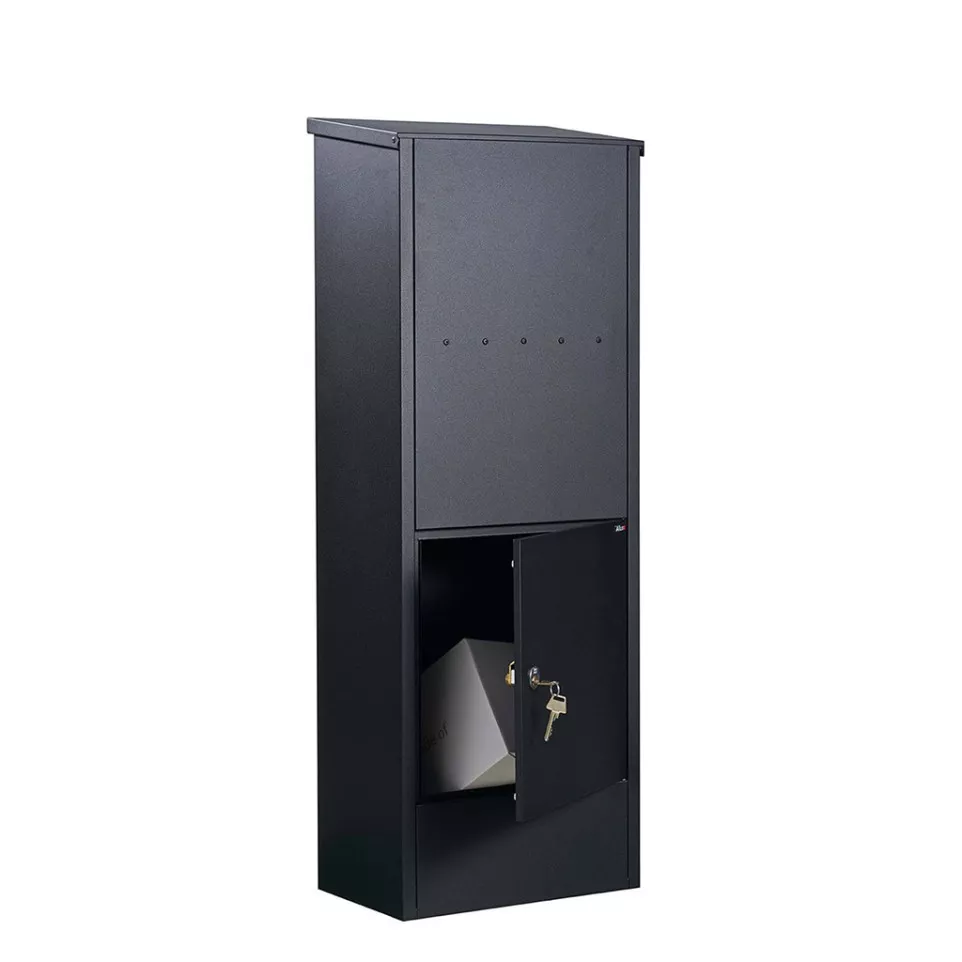 Pakketbrievenbus Allux 600S-B zwart /...