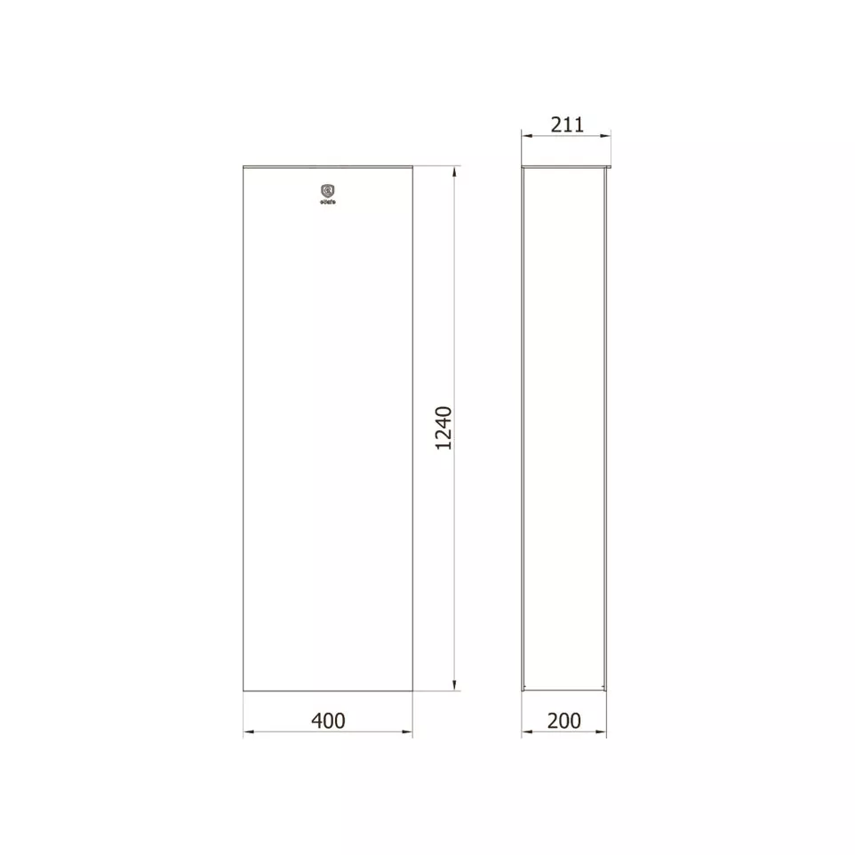 Fenix Top Medium Matte Black Parcel...