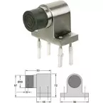 Zware Inox deurstop met veerdemping / pce