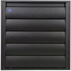 Grille de hotte 433/S Renson RAL 9005 173x173mm / pce