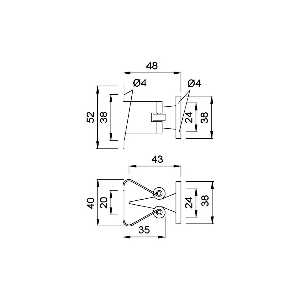 KWS shutter stopper per piece