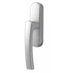 Roto Line Forked Casement Handle 26mm Natural Lacquered Aluminium 9006 per piece