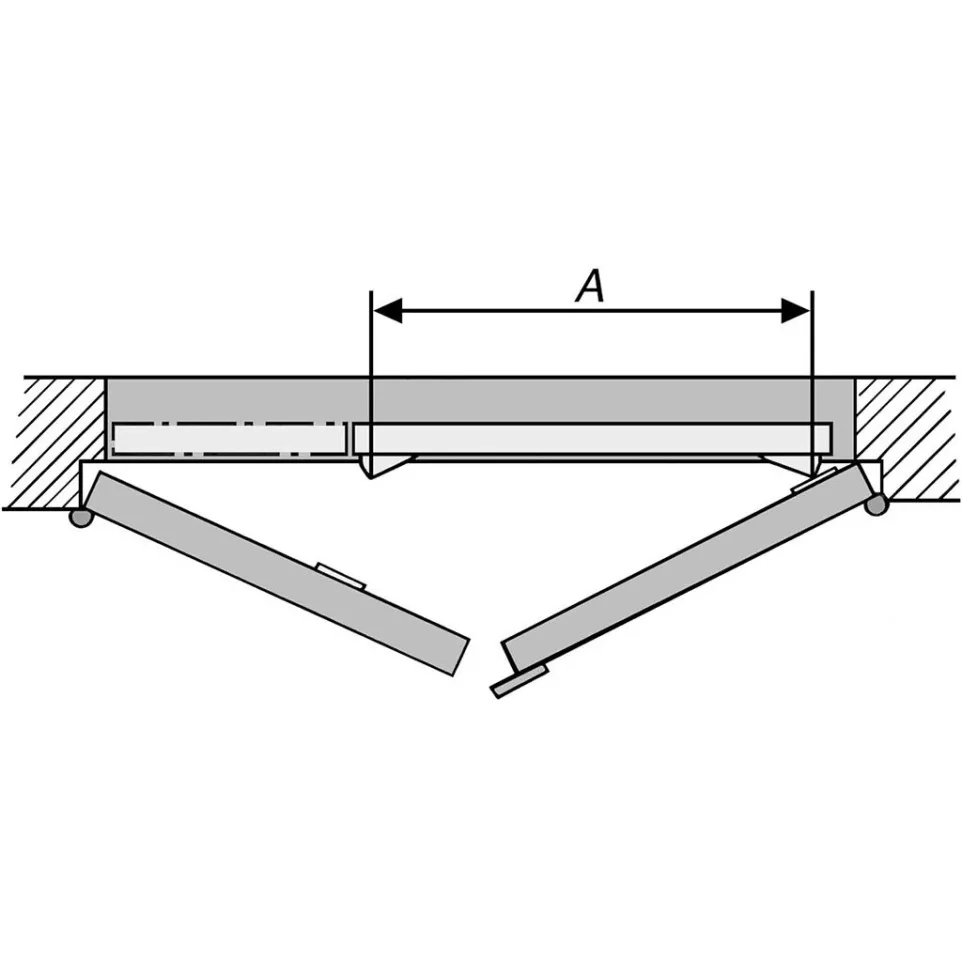 Lineaire deurcoördinator van staal...