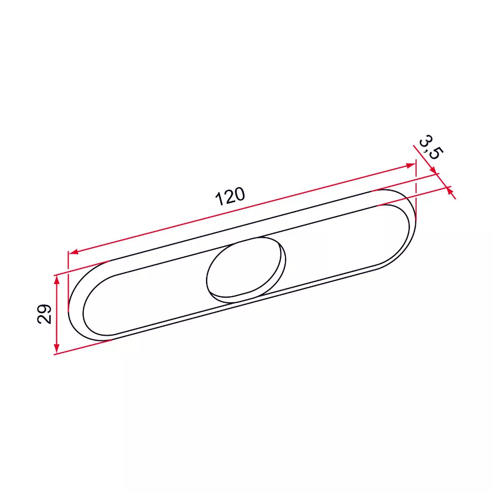 Contre-plaque pour serrure AA40,...