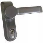 CISA Anti-Vandal Exterior Trim Set with Handle Stainless Steel Finish with Half Cylinder per piece