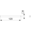 Stift 8/8 - 120mm / pce