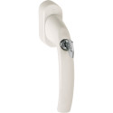 Hoppe Atlanta Secu100 Secustik Lockable Window Handle 32-42mm Cream RAL 9001 with 2 M5 Screws per piece