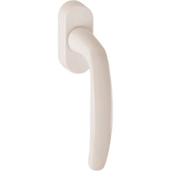 Poignée Hoppe Atlanta 90° Secustik 32-42mm + 2 vis M5x45 & 50 crème ral 9001 / pce