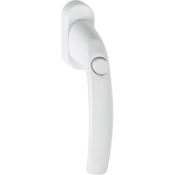 Hoppe Atlanta Window Handle with Knob 37mm White RAL 9016 per piece