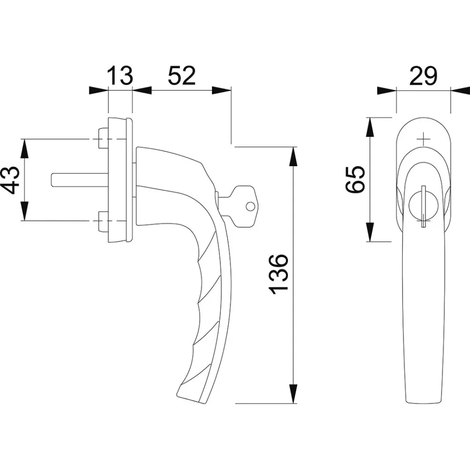 Hoppe Atlanta SecuTBT® handgreep...