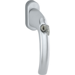 Hoppe Atlanta TBT1 37mm zilver geanodiseerd F1 handvat / pce