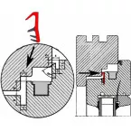 TSP-FLEX kozijn- of buitendeurafdichting L1050 groef 5mm bruin / 30m