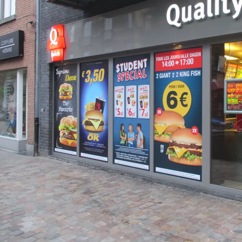 Raamstickers outdoor plaatsing