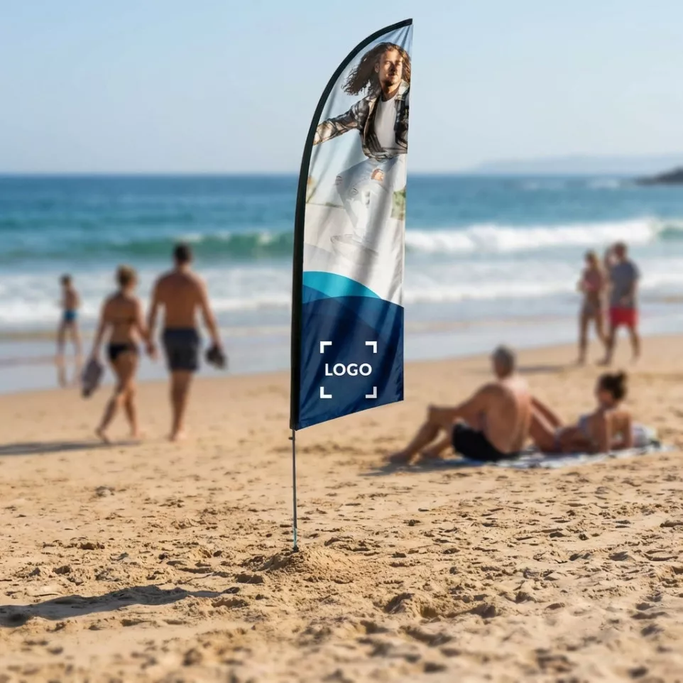 Oriflamme Trapèze - 3 tailles - 7...