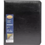 Multo Hannibal Ring Binder A5 17 Rings 19mm Black Faux Leather