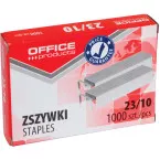 OFFICE products nietjes 23-10, metaal, doos van 1000 stuks