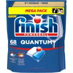 Finish Quantum Regular tablettes pour lave-vaisselle, paquet de 68 capsules