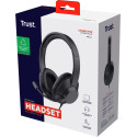 Trust Ayda Max Headset, over ear, 3,5 mm aansluiting