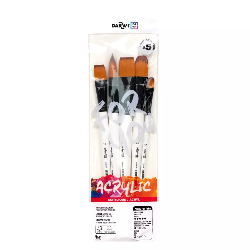Darwi For You set de 5 pinceaux...