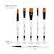 DFY Set of 5 thick brushes-/ Pc.