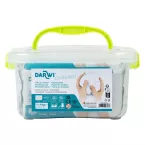 DARWI Pack Scolaire de 4 pains de pâte à modeler auto-durcissante 1kg CLASSIC/ Pce