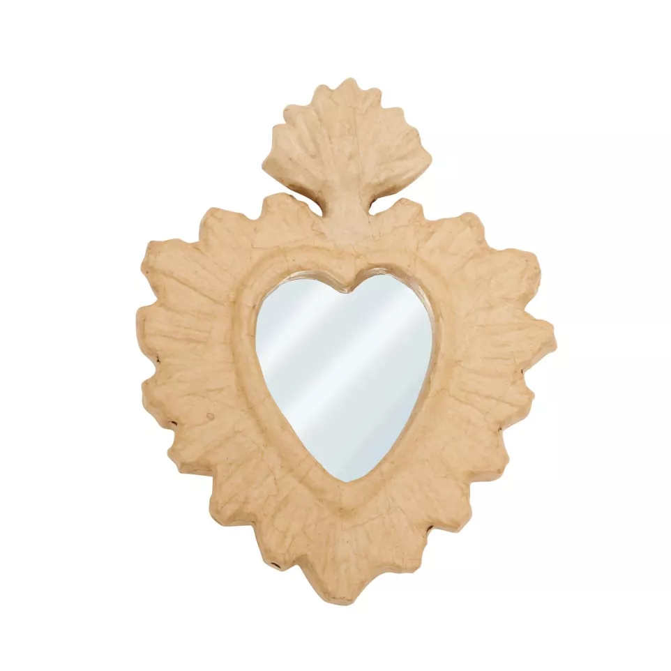 Ex-voto heart mirror-/ Pc.