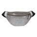 Heuptas Cleopatra leder zilver-/ St.
