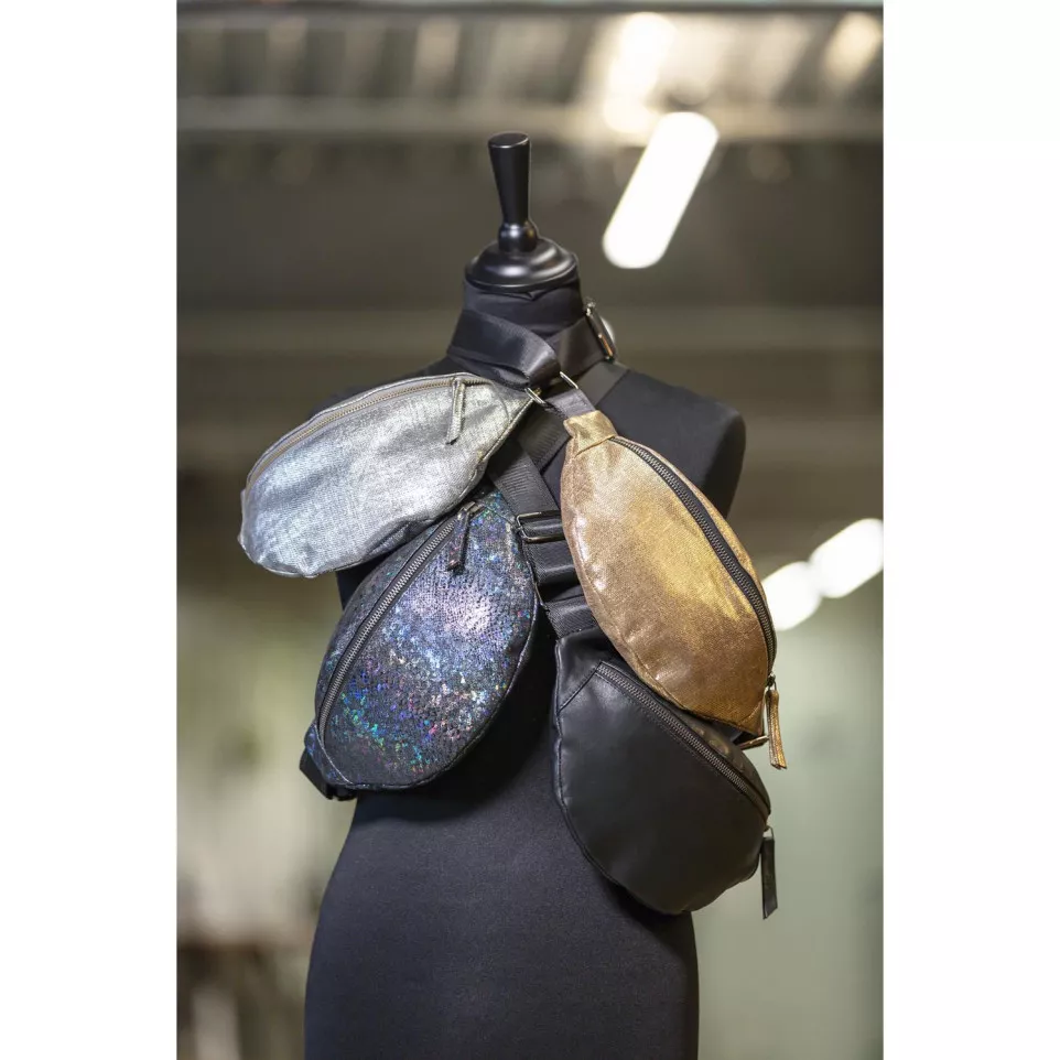 CELESTIAL LEATHER Bu-m bag Lazer...