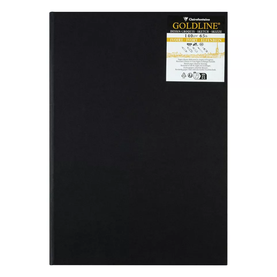 Goldline carnet rembordé rigide 40F...