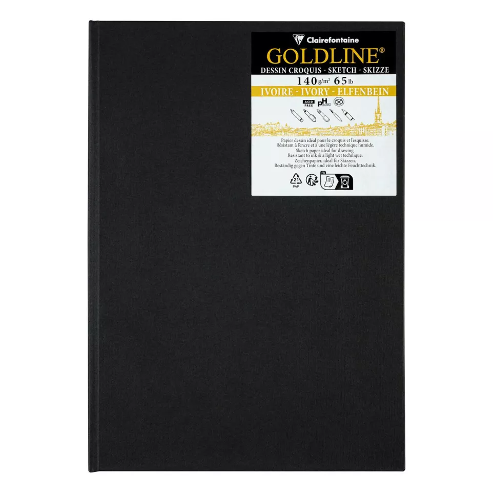 Goldline Tekenboek 4-0bl 140g A5...