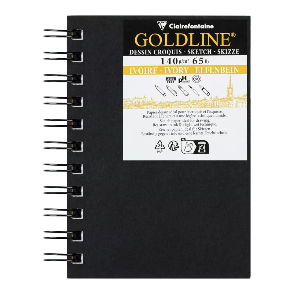 Goldline Spir bk 40b-l 140g A6 ivoor...