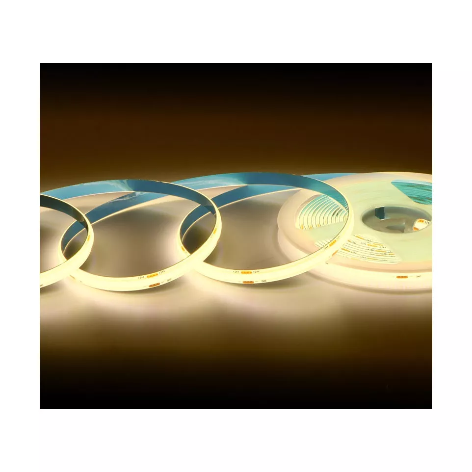 LED COB Waterdicht 5mx8mm 24V warm...