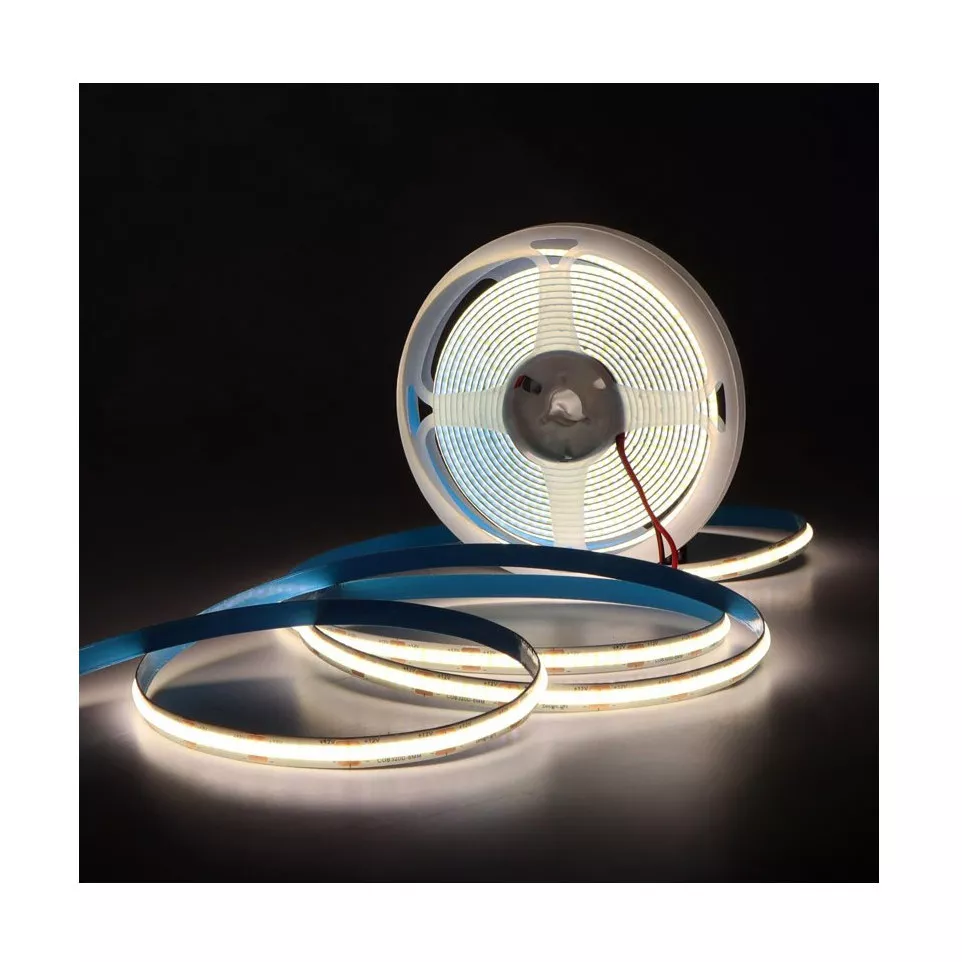 LED COB SOFT 5mx8mm 12V neutraal wit....