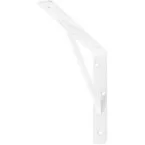 Reinforced Bracket 250x150x30x4mm 100kg Load White / pce