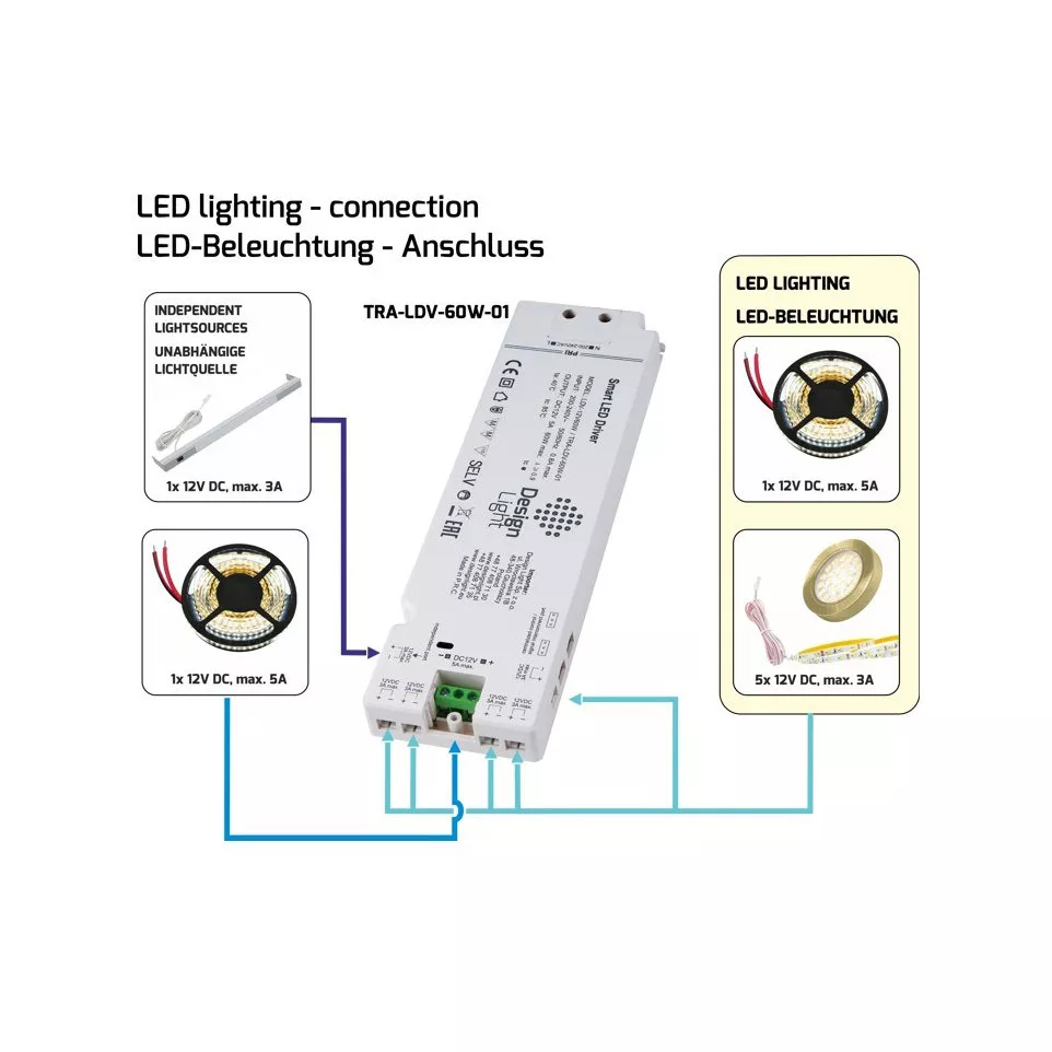 SMART LED Driver 60W 24V DC Without...