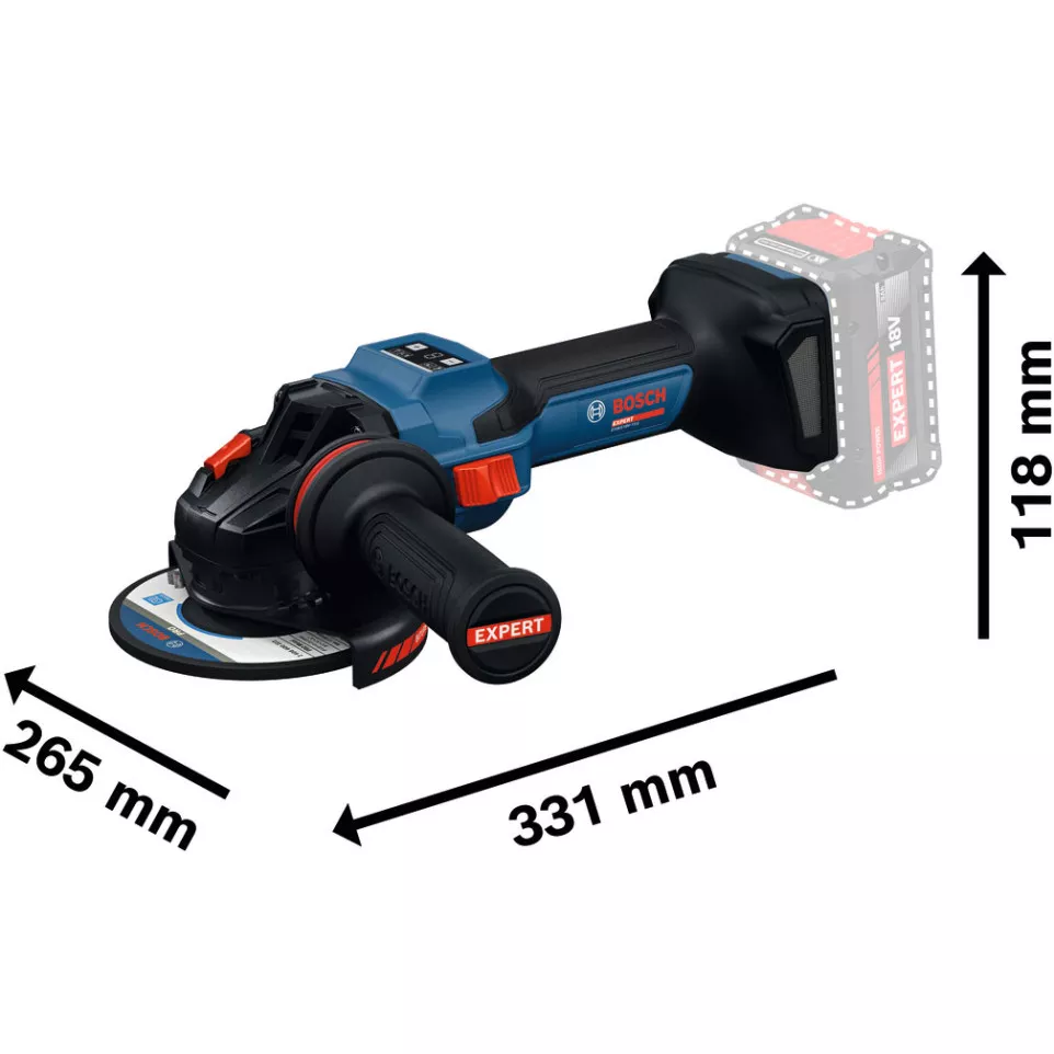 Meuleuse 125mm Biturbo BOSCH  EXPERT...