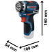 Schroevendraaier Bosch 12V + 4 boorkoppen - GSR 12V-32FC / pce