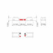 Straight UNI Connector for SMD and COB LED 8/10mm Cable 15cm 3A / pc