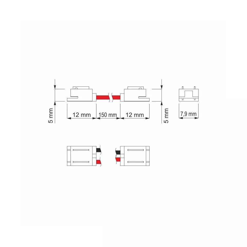 Straight UNI Connector for SMD and...