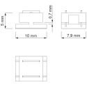 Straight UNI Connector for SMD and COB LED 8/10mm 3A / pc