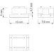 Straight UNI Connector for SMD and COB LED 8/10mm 3A / pc